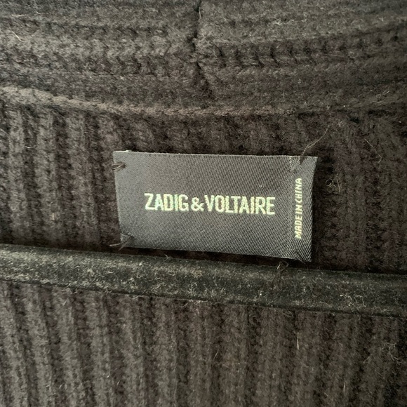 Zadig & Voltaire Black Tory Cardigan Sweater - Picture 5 of 7
